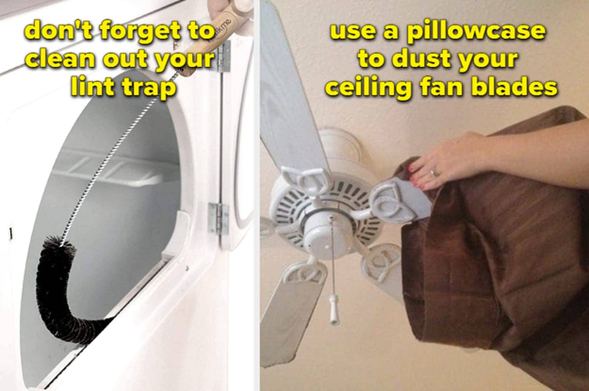 The Easy Pillowcase Hack That Makes Cleaning Your Dirty Lint Trap