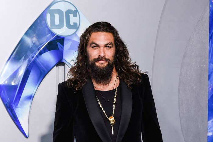 Jason Momoa attends the premiere of Warner Bros. Pictures&#x27; &quot;Aquaman&quot;