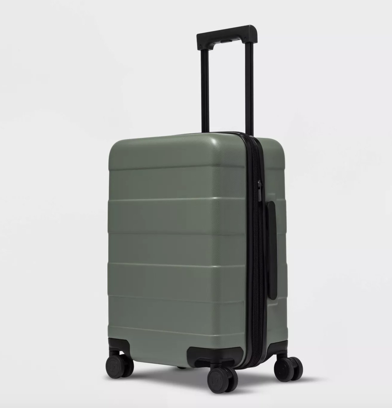 the suitcase in green