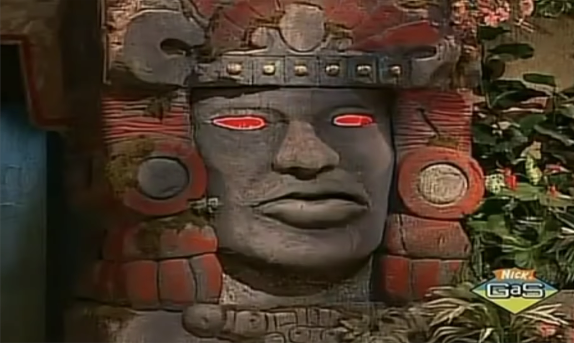 Olmec, the giant stone face