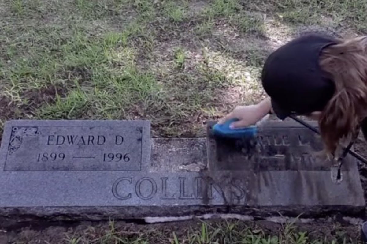 It Takes A Special Sort Of Person To Clean Gravestones As A Hobby - Vimarsana News