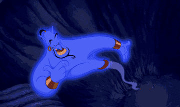 Genie in the animated Aladdin