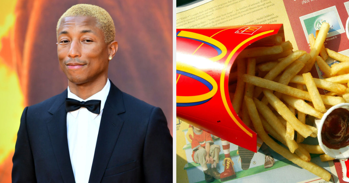 Pharrell side by side with McDonald&#x27;s fries