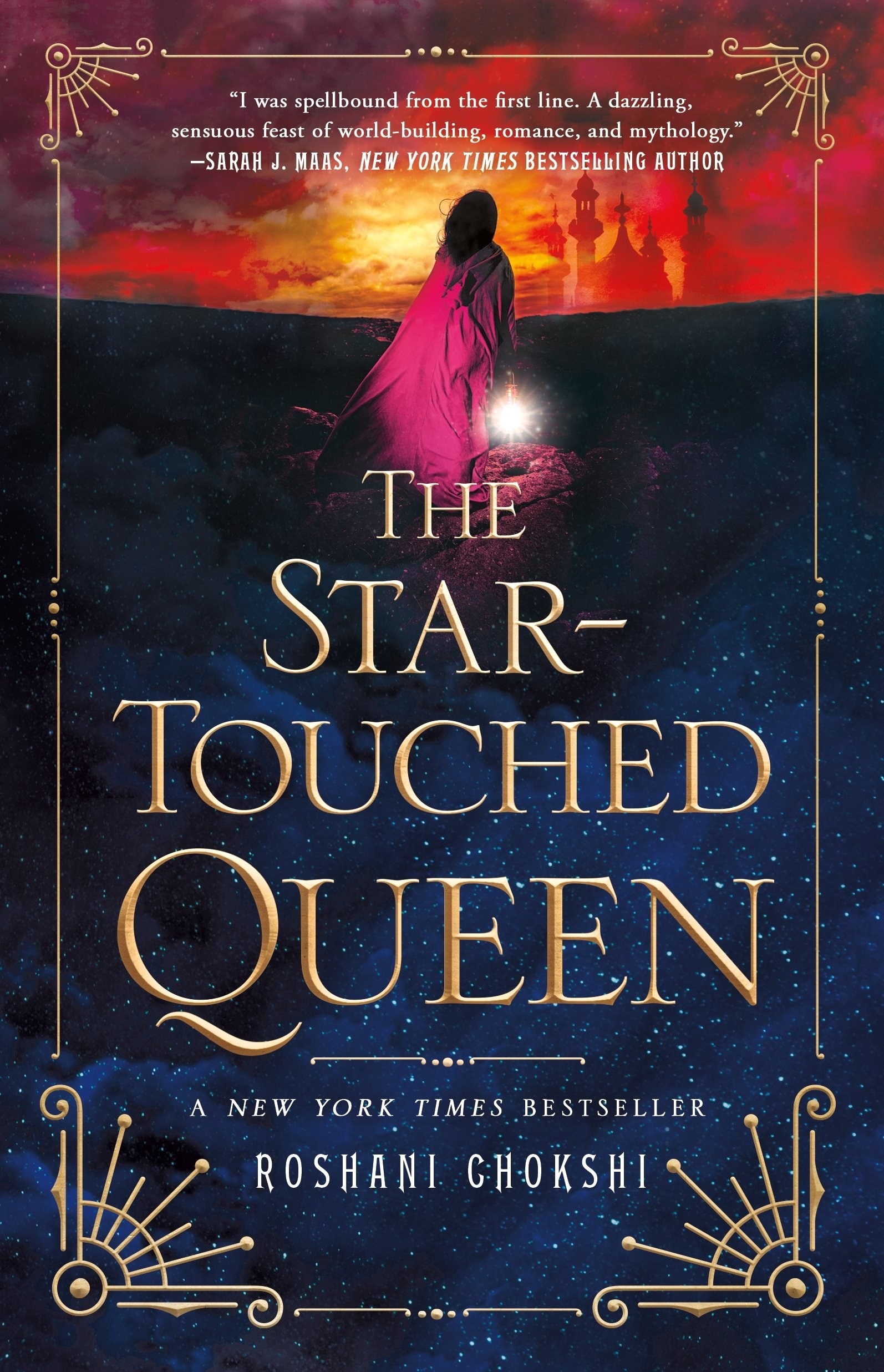 The Star-Touched Queen cover. Book by Roshani Chokshi.