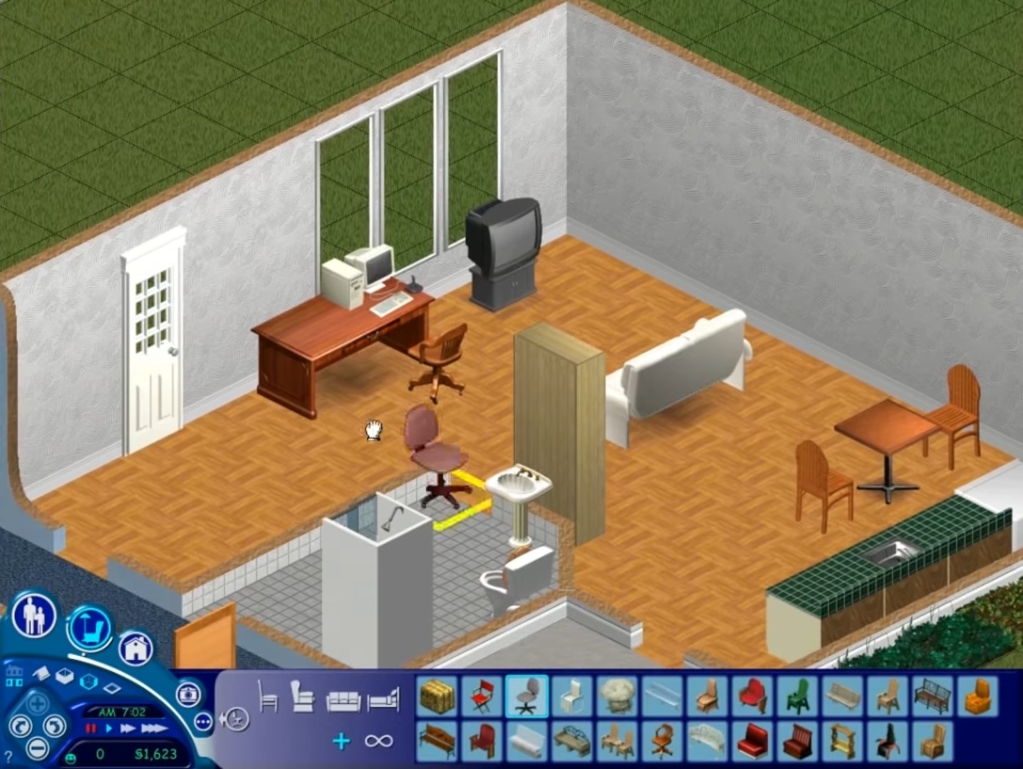 Scene from a video game