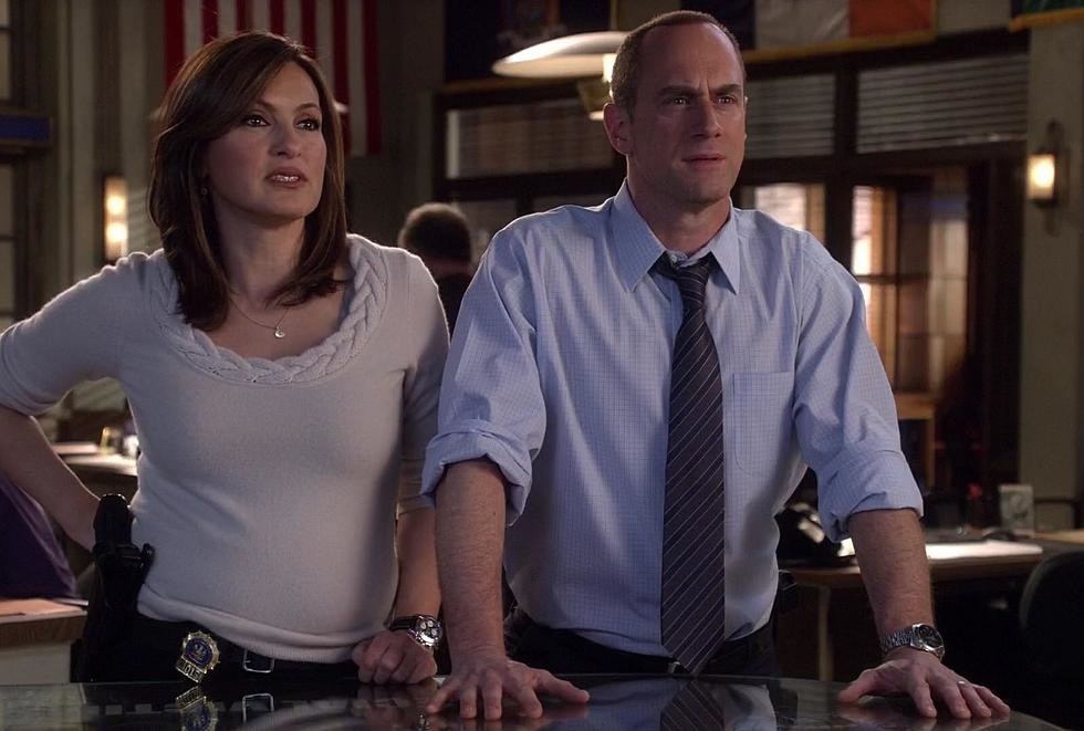 Still from Law &amp;amp; Order: SVU of Benson and Stabler