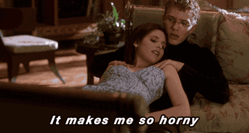 GIF saying it makes me horny