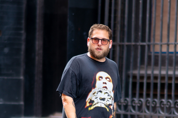 Jonah Hill shows off chest tattoo at 'Don't Look Up' premiere