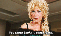 Matilda&#x27;s mom saying &quot;you chose books, I chose looks&quot;