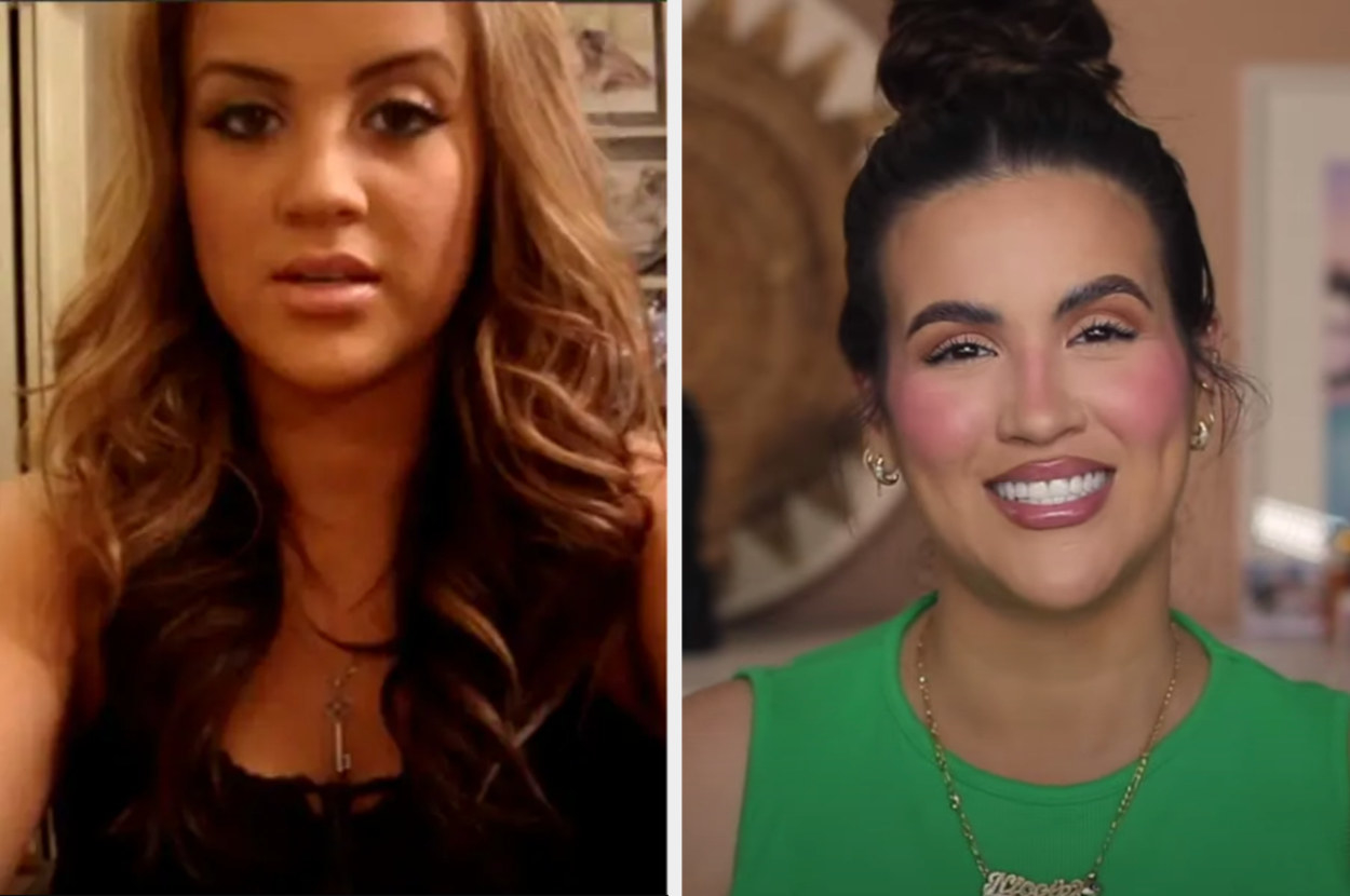 Nicole Guerriero in 2010 and in 2021