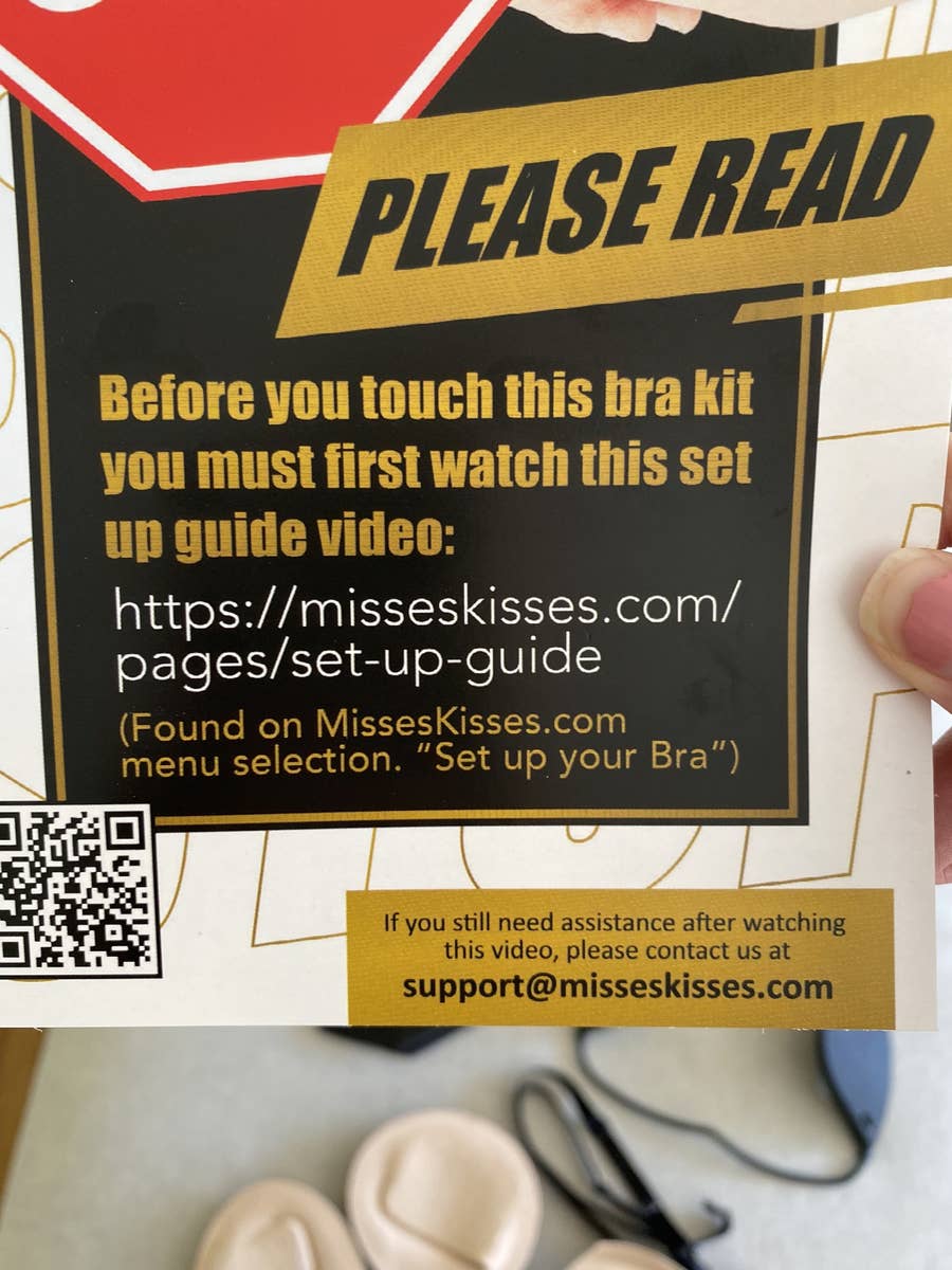 Misses Kisses - The FRONTLESS bra kit. Cleavage + Support