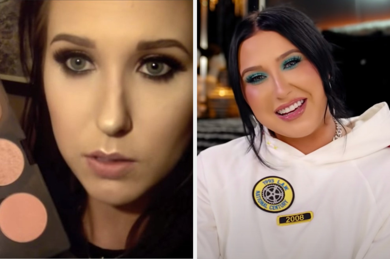 Jaclyn Hill in 2011 and in 2021