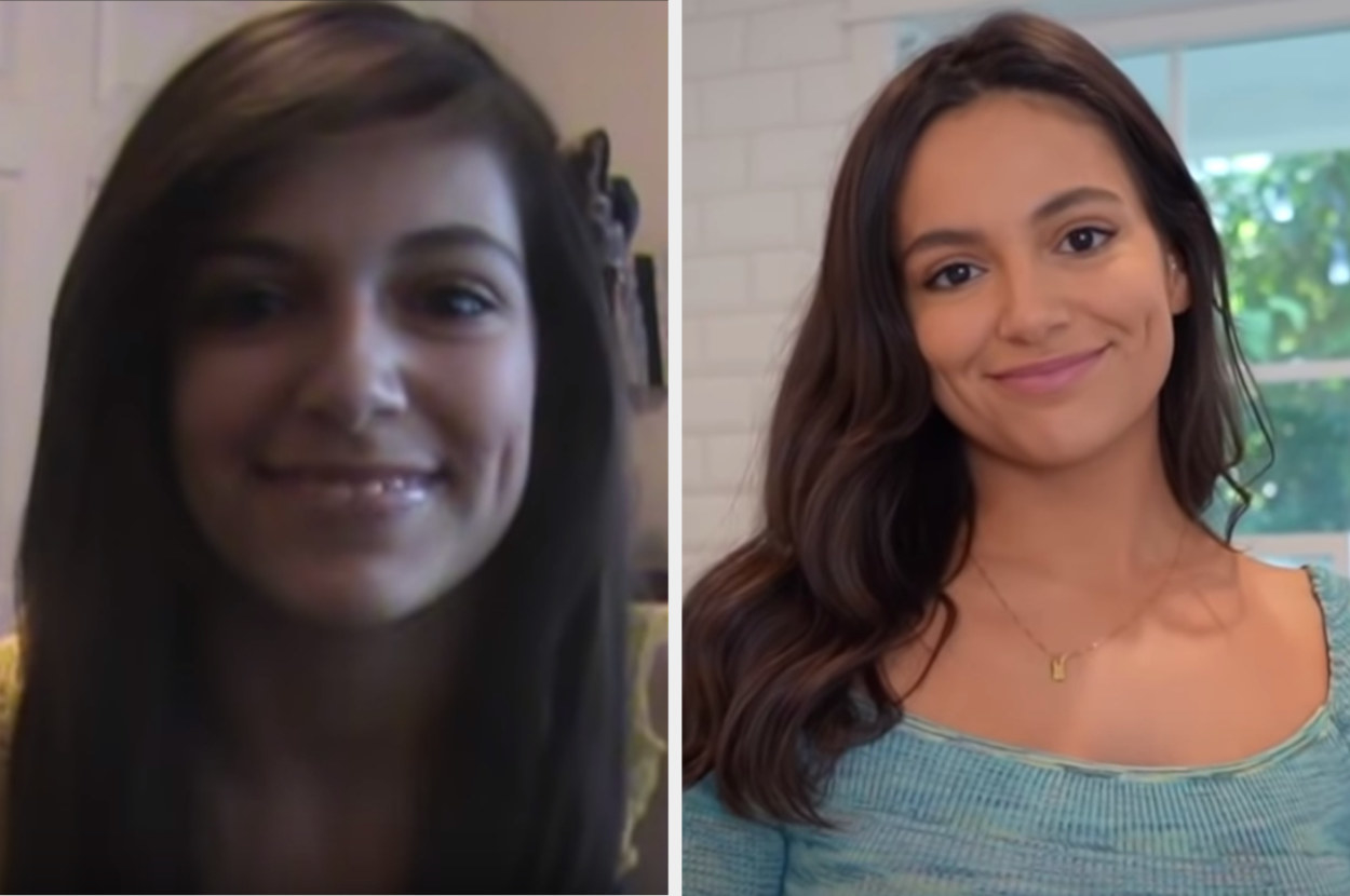 Bethany Mota in 2009 and in 2021
