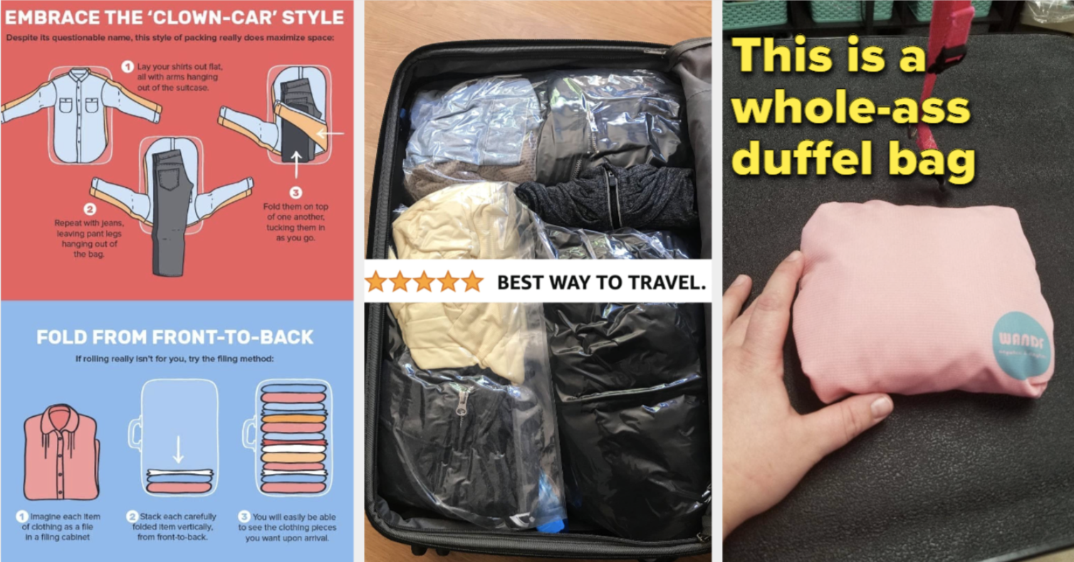 The clever packing trick to get you more bag space - and all you