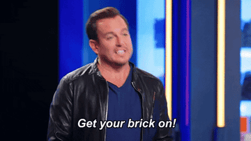 Will Arnett saying &quot;Get you brick on!&quot; on the show &quot;Lego Masters&quot;