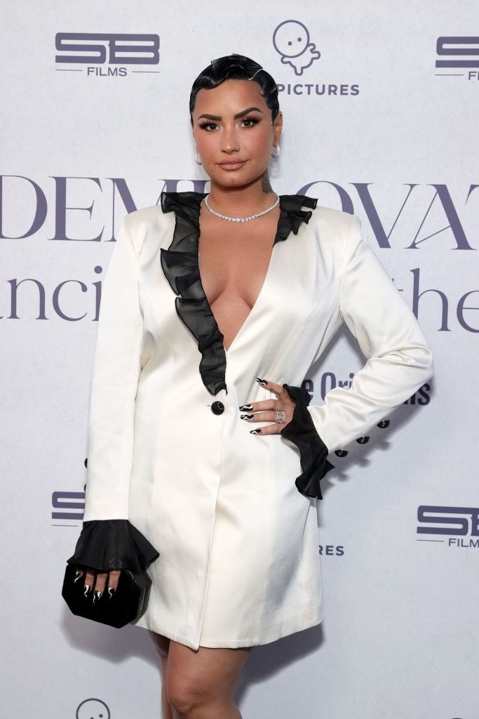 Demi on the red carpet