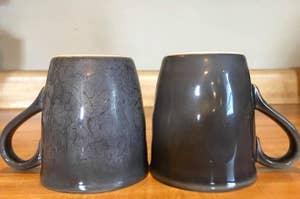 mugs, dirty and clean