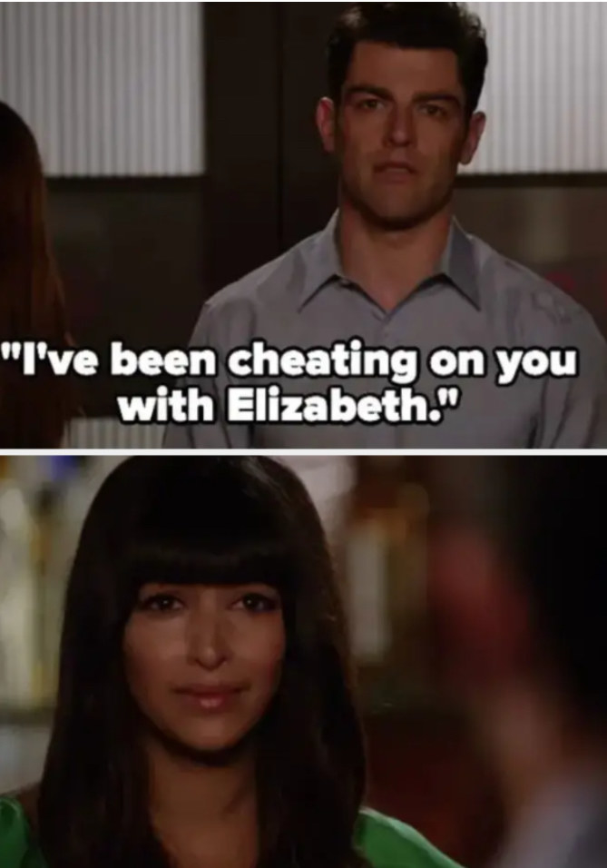Schmidt tells Cece he&#x27;s been cheating on her