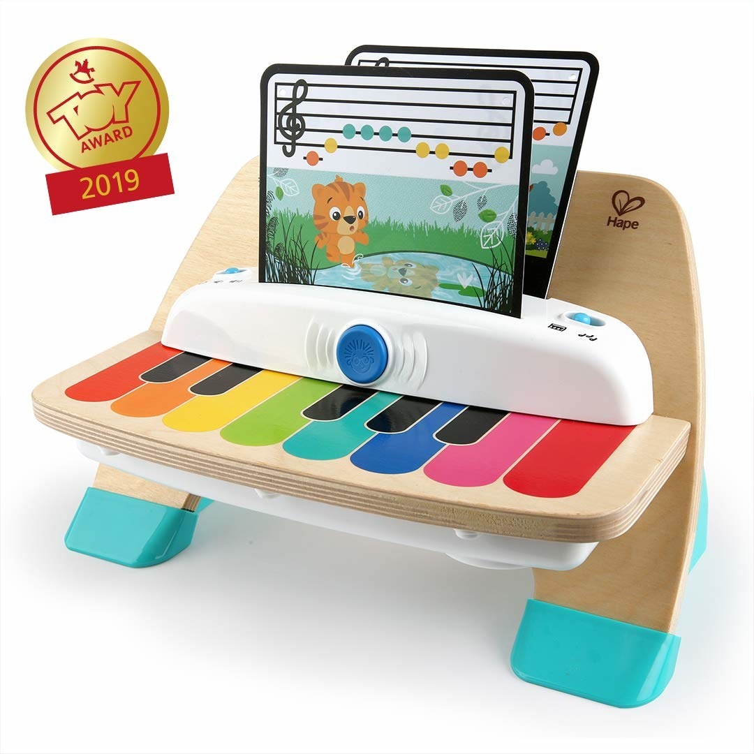 The wooden toy piano