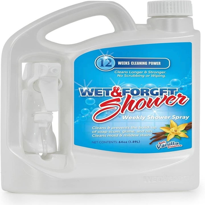 The bottle of wet &amp; forget shower cleaner