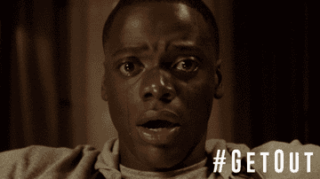 Chris crying in Get Out