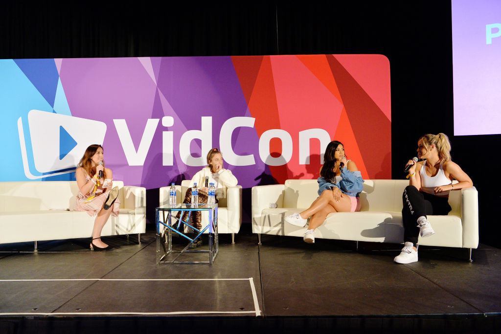 A VidCon panel discussion