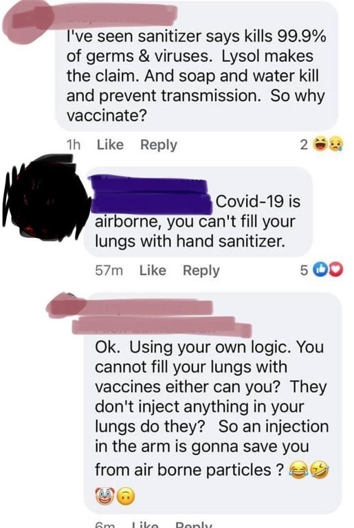 person who says we should fill our lungs with hand sanitizer to beat covid
