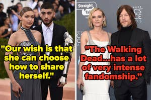 Gigi Hadid and Zayn Malik and Norman Reedus and Diane Kruger