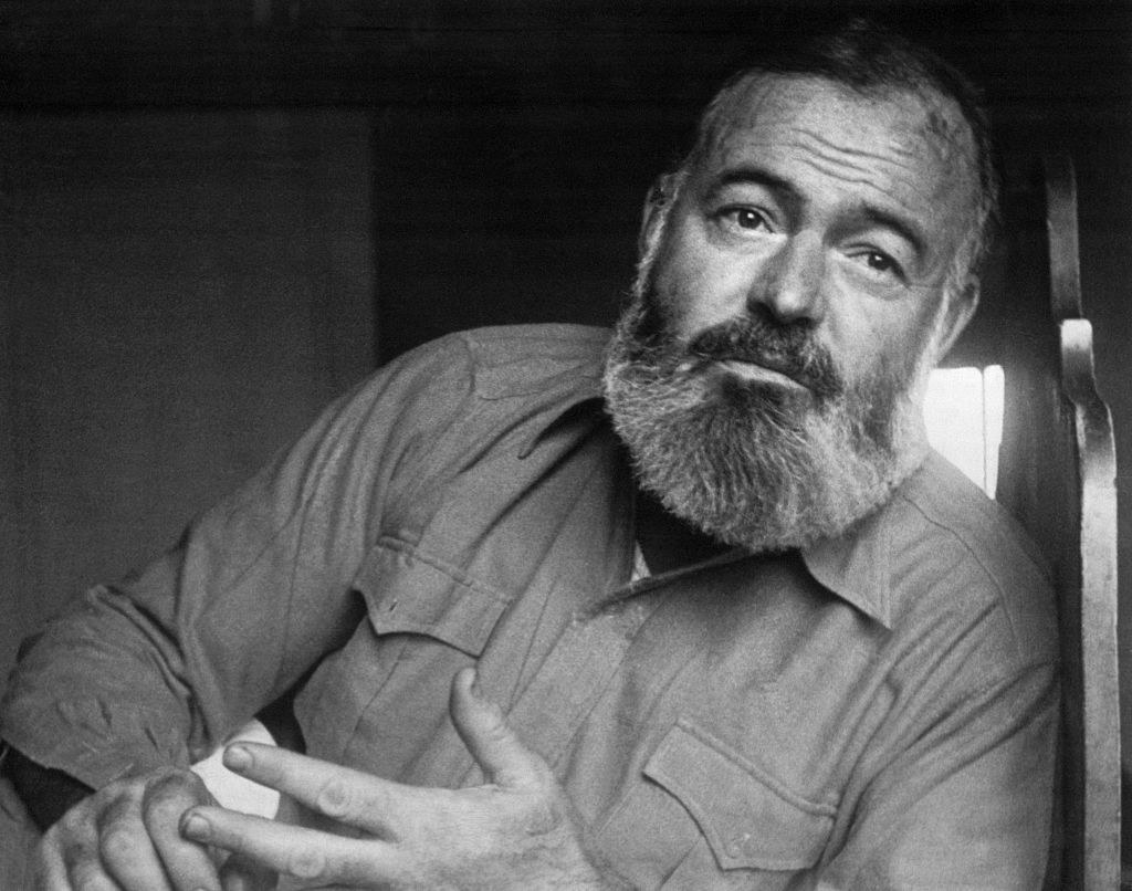 Ernest Hemingway in his older years