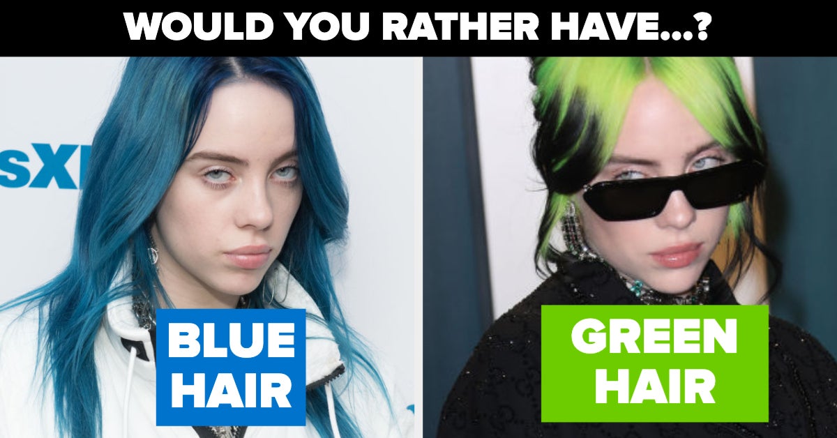 Would You Rather Hair Color Edition Quiz What Color?