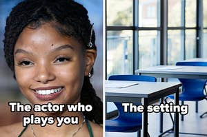 The actor who plays you and school desks