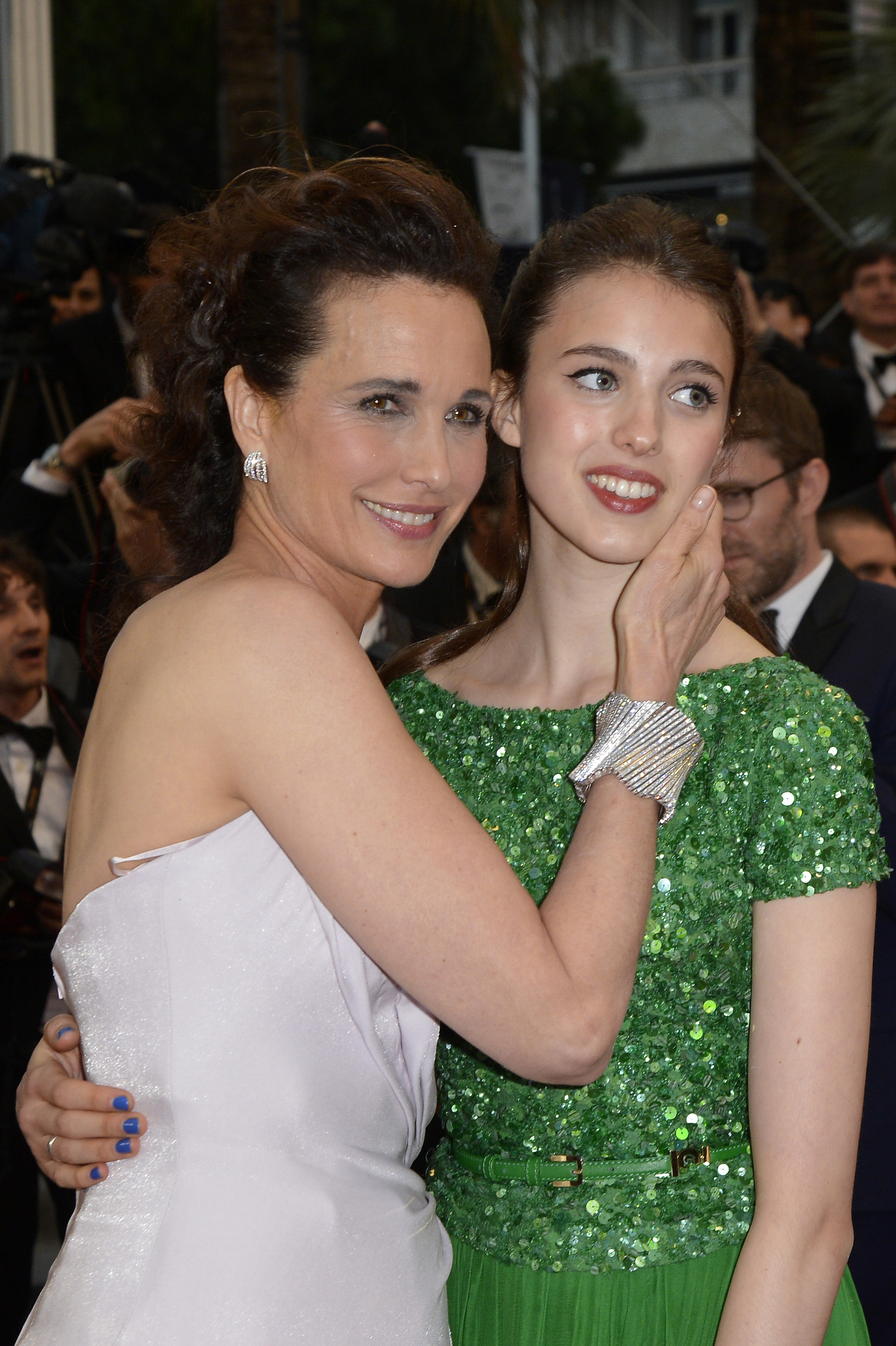 Andie MacDowell and Margaret Qualley