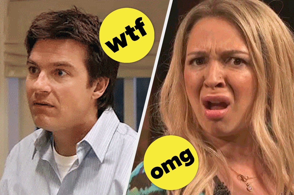 Michael Bluth on Arrested Development and Maya Rudolph on SNL both looking horrified