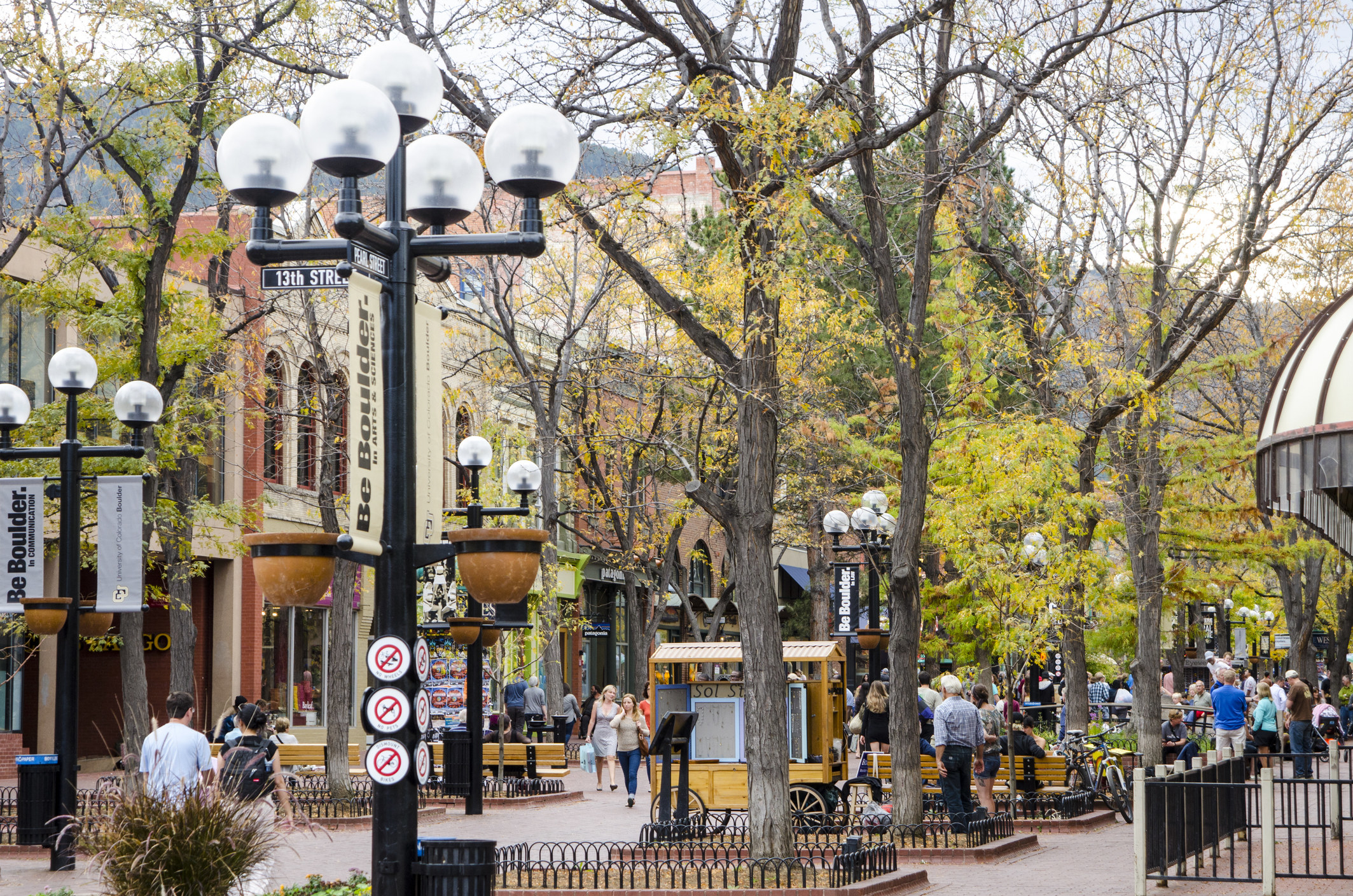 Downtown Boulder, Colorado.