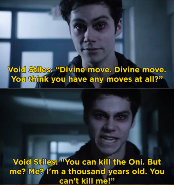 Void Stiles: &quot;I&#x27;m a thousand years old, you can&#x27;t kill me!&quot;