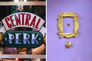 central perk and purple door