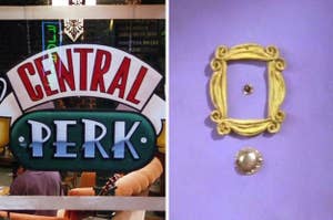 central perk and purple door