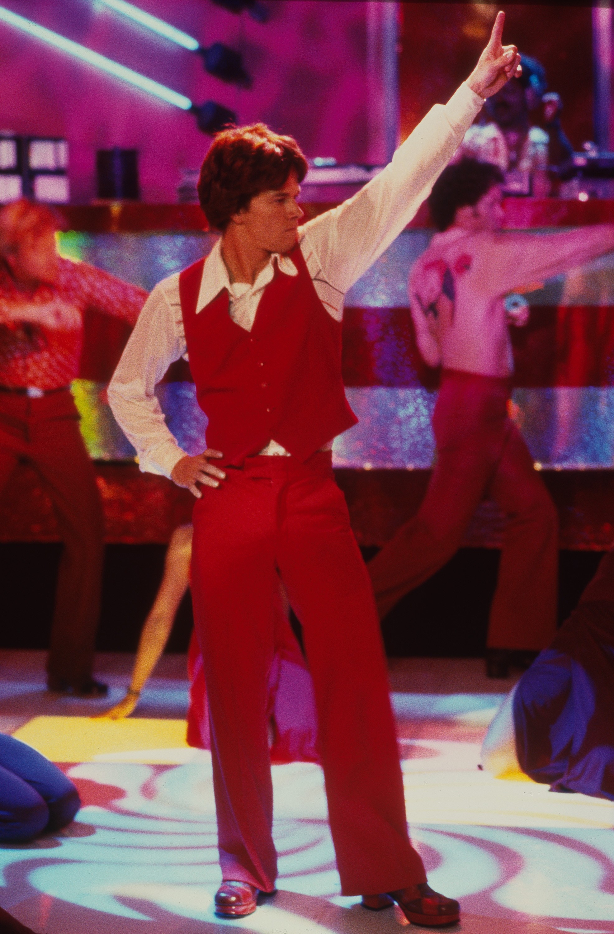 Mark Wahlberg at the disco in &quot;Boogie Nights&quot;