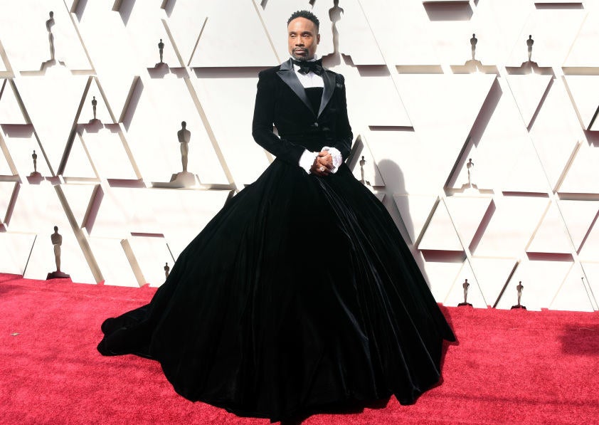 Billy Porter posing on the red carpet