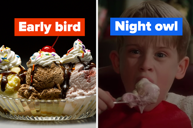 Are You More Of An Early Bird Or Night Owl Based On The Ice Cream Sundae You Build?