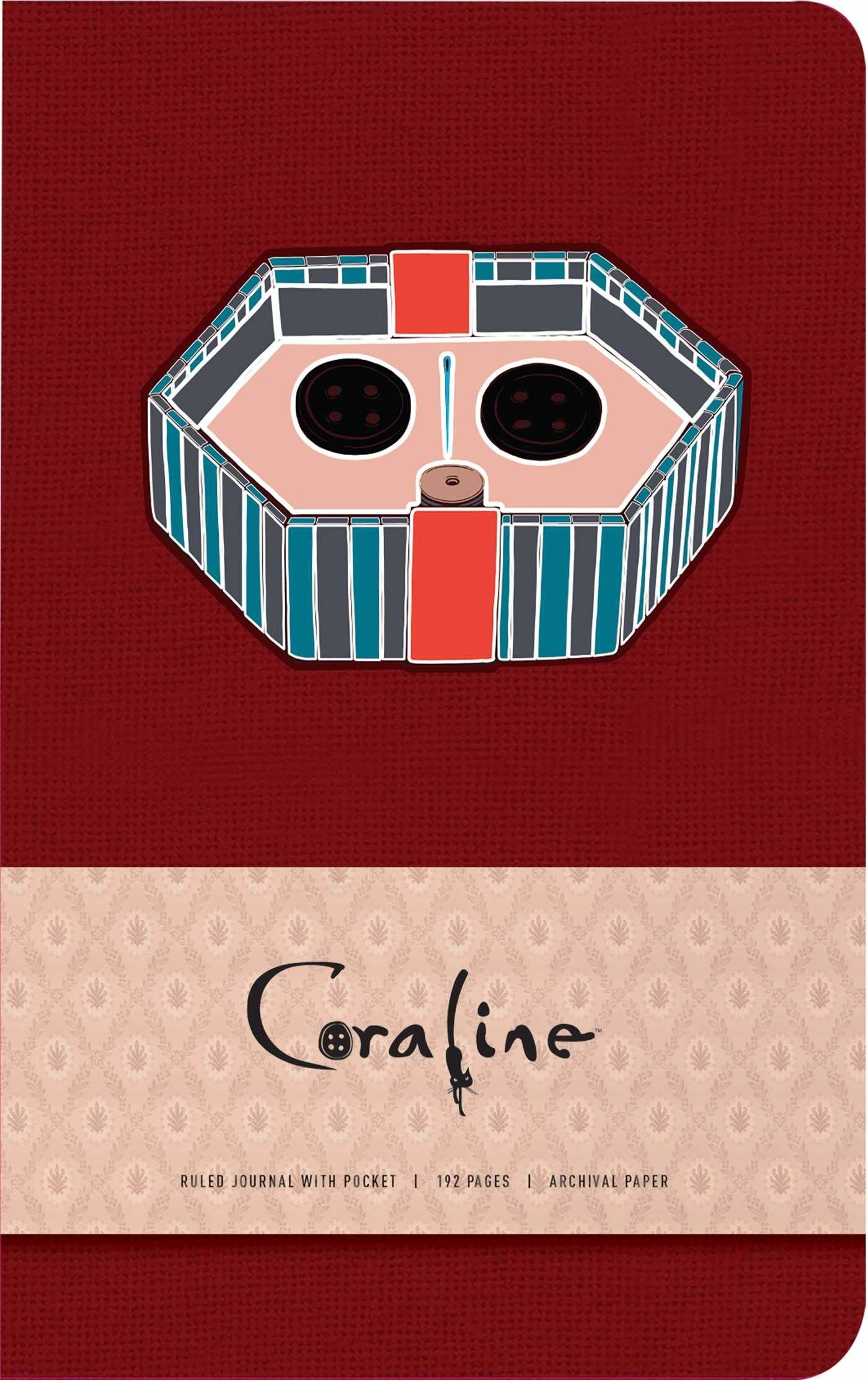 cuaderno de bolsillo inspirado en la película Coraline