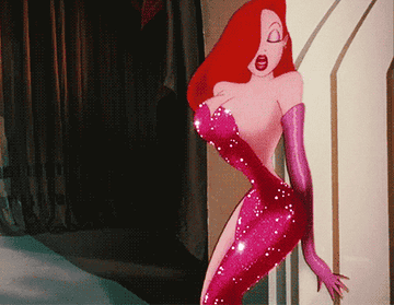 GIF of Jessica Rabbit from Who Framed Roger Rabbit?