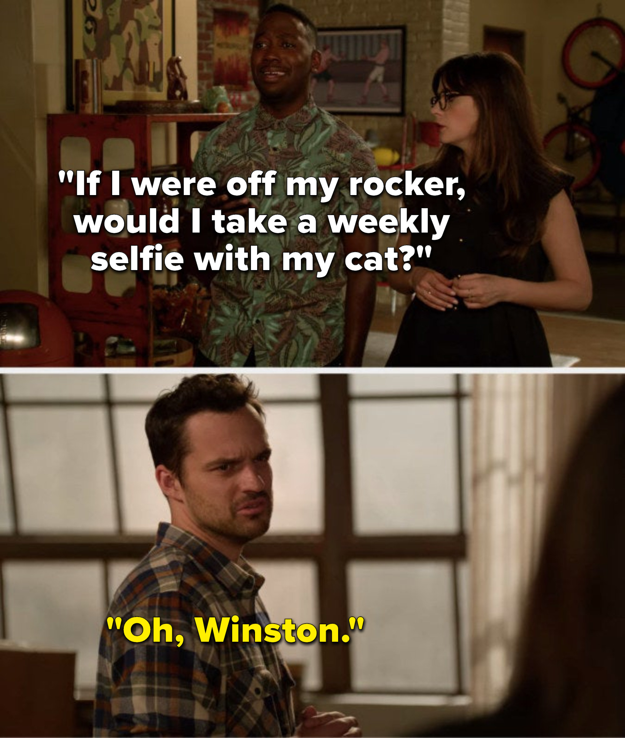 new girl winston quotes