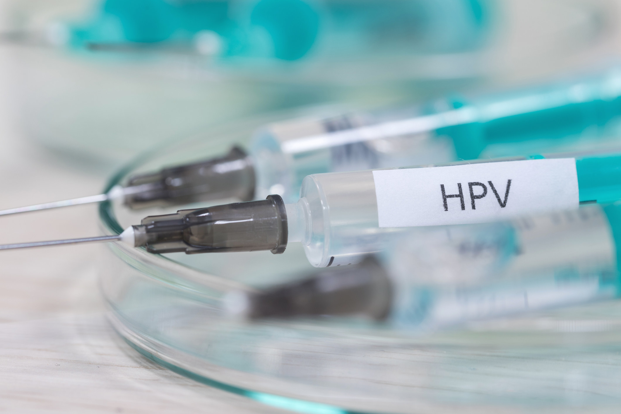 An image of the HPV vaccine