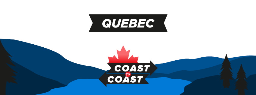 A coast to coast banner for Quebec