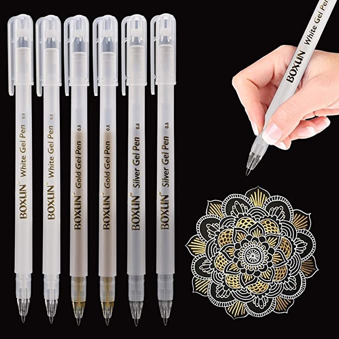 metallic pens