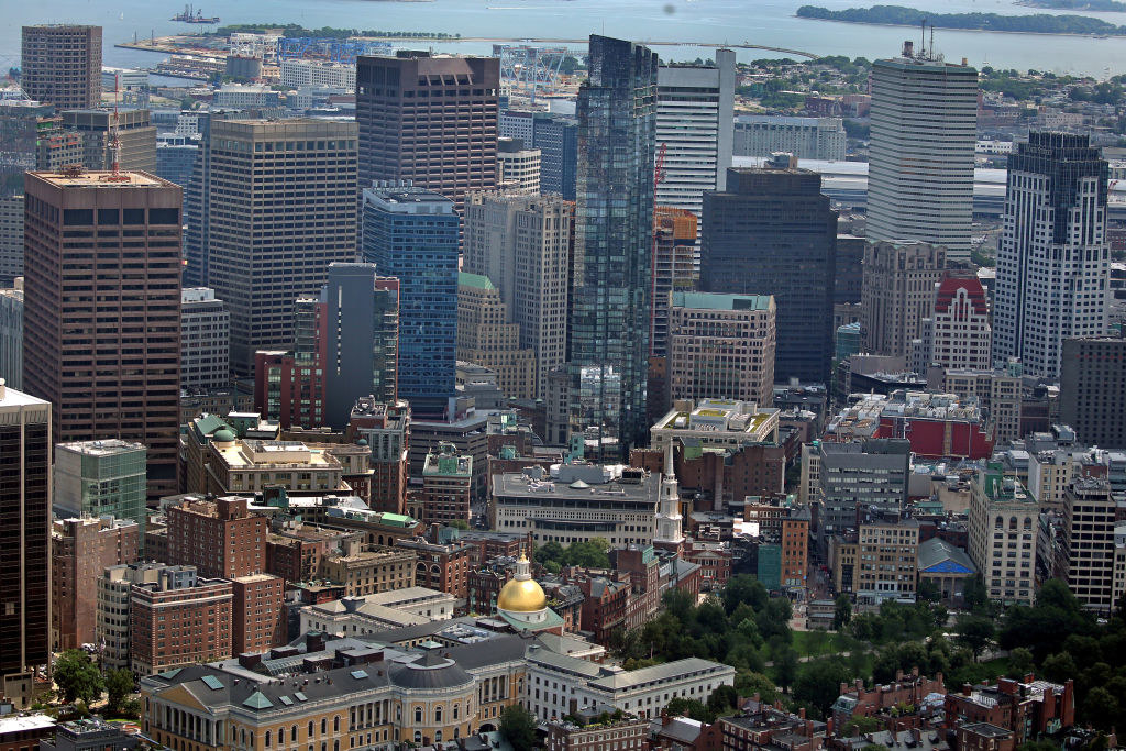 view of downtown boston
