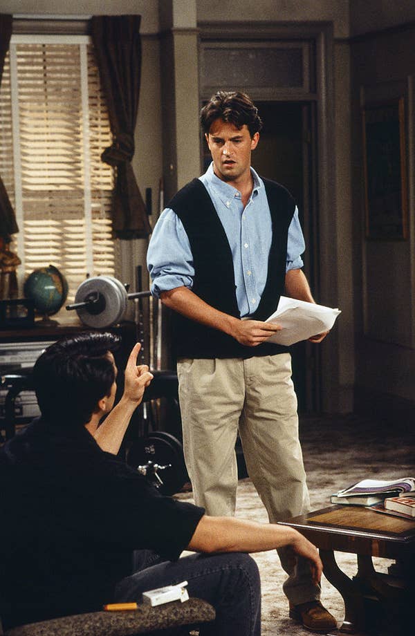 19. Chandler's outfits were mostly custom-made, and the 1940's heavily influenced his style.