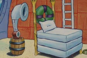 Spongebob's bedroom on Spongebob Squarepants