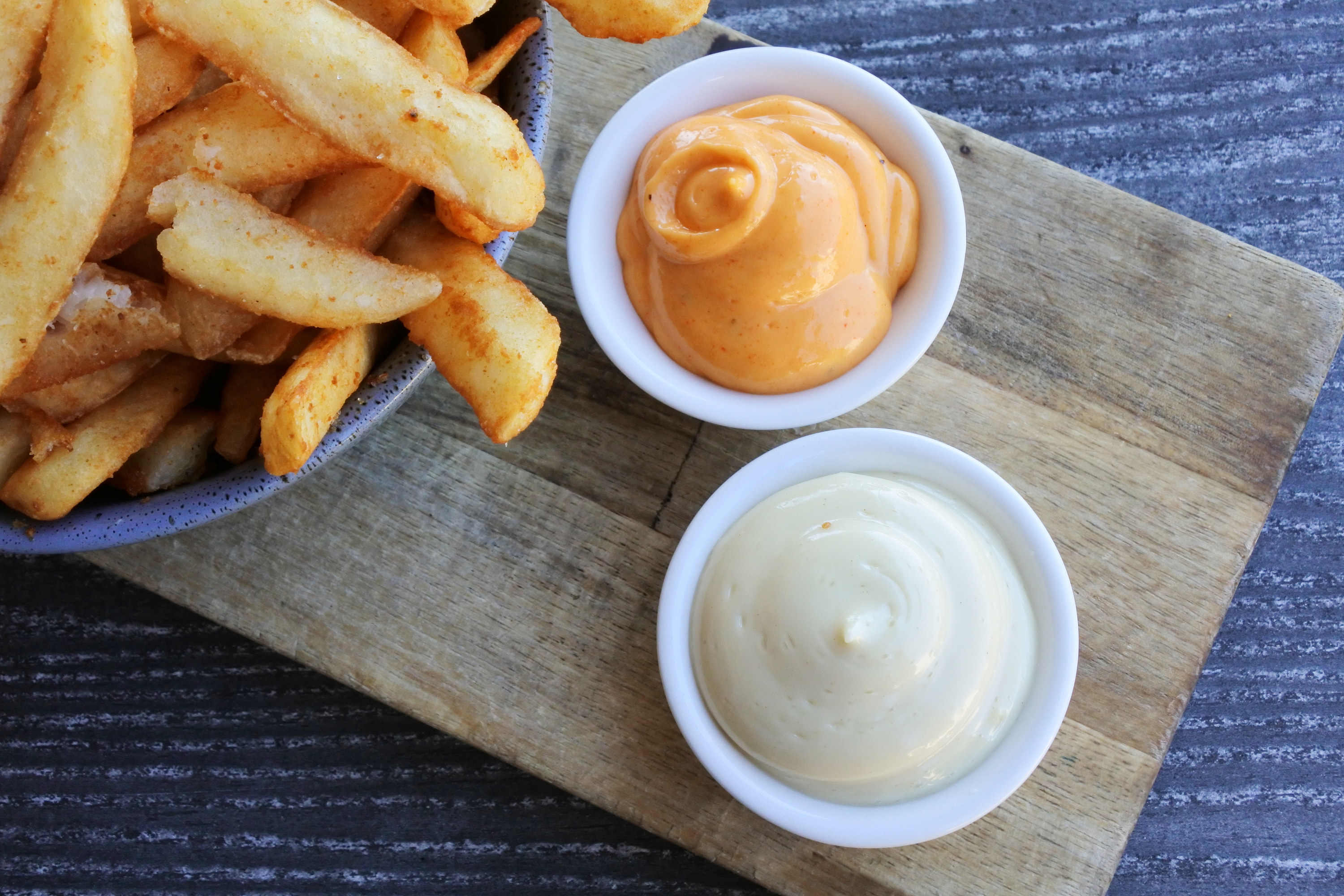 Fries and dips